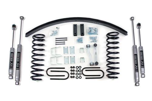 BDS Suspension 3 Inch Lift Kit | Jeep Cherokee XJ (84-01) | Block Kit and Add-A-Leaf / Chrysler 8.25 / NX2 Nitro Series 