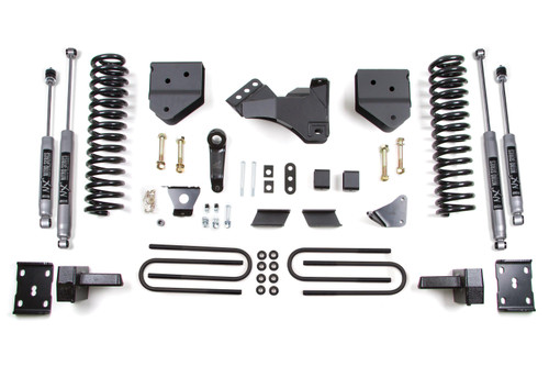 BDS Suspension 4 Inch Lift Kit | Ford F250/F350 Super Duty (11-16) 4WD | Gas | Block Kit / NX2 Nitro Series 