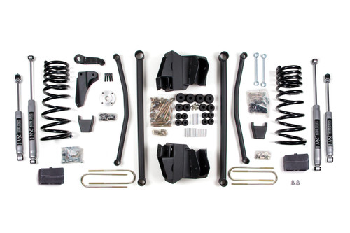 BDS Suspension 8 Inch Lift Kit | Long Arm | Dodge Ram 2500 (09-13)/3500 (09-12) 4WD | Diesel | Block Kit / 4 Inch Axle / NX2 Nitro Series 