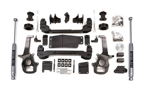 BDS Suspension 4 Inch Lift Kit | Dodge Ram 1500 (2012) 4WD | 2 Inch Coil Spacer / NX2 Nitro Series 