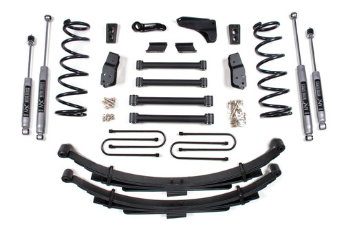 BDS Suspension 6 Inch Lift Kit | Dodge Ram 2500/3500 (2008) 4WD | Gas | Leaf Springs / 4 Inch Axle / NX2 Nitro Series 