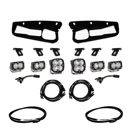 Bronco Fog Pocket Kit 21-Up Ford Bronco Pro w/Upfitter Baja Designs