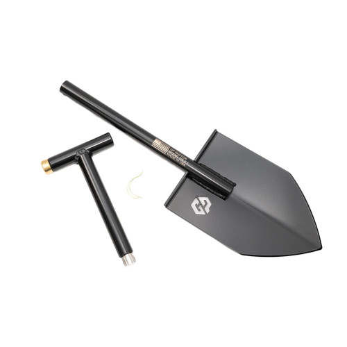 GP Factor CS-2.1 Camp Shovel - Two Piece - Black