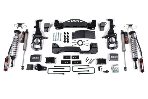 BDS Suspension 4 Inch Lift Kit | FOX 2.5 Performance Elite Coil-Over | Ford F150 (21-26) 4WD | 3 Inch Block Kit / FOX 2.5 Performance Elite 