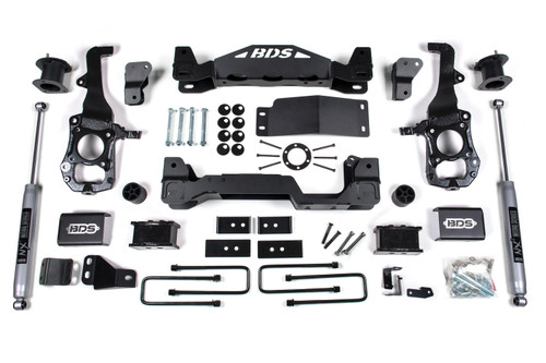 BDS Suspension 6 Inch Lift Kit | Ford F150 (21-26) 4WD | 4 Inch Block Kit / NX2 Nitro Series 