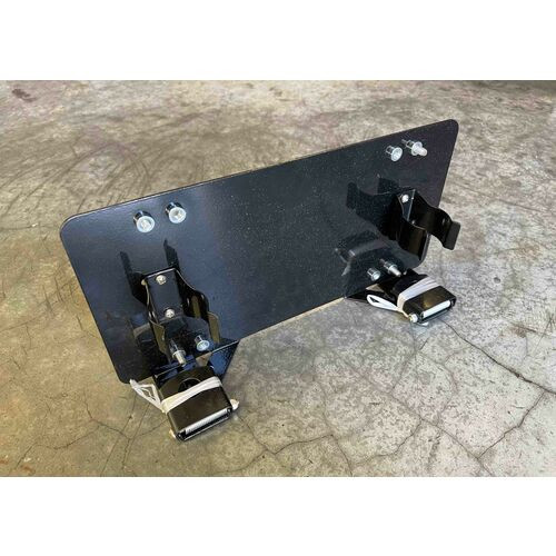 Flip Up License Plate Holder - Roller Fairlead