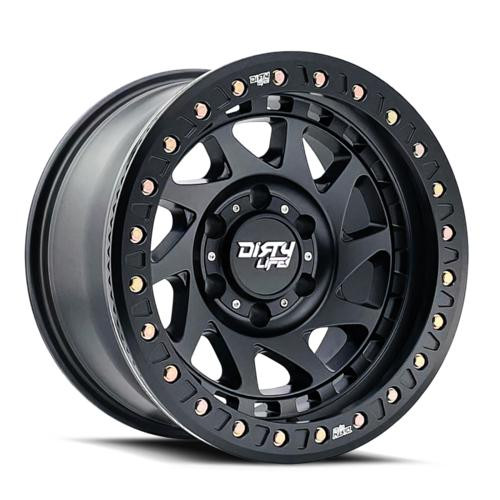  Dirty Life Race Wheels Enigma Race 9313 Matte Black 17X9 6-139.7 -12Mm 106Mm 