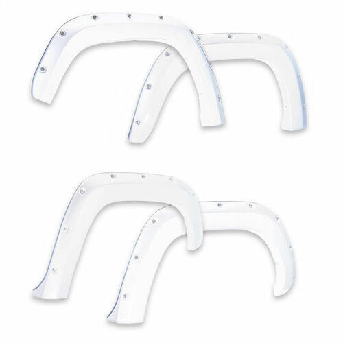  EGR 16+ Toyota Tacoma w/Mudflap Bolt-On Look Color Match Fender Flares - Set - Super White 