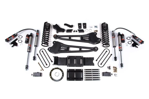 BDS Suspension 6 Inch Lift Kit w/ Radius Arm | Ram 3500 (19-24) 4WD | Diesel | w/ Factory Rear Overload Leaf / 8 Bolt / FOX 2.5 Performance Elite 