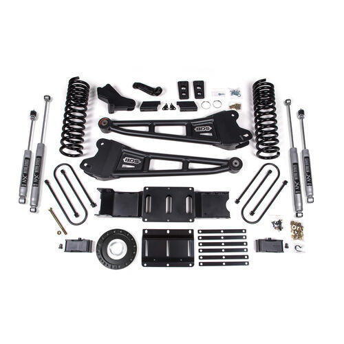 BDS Suspension 4 Inch Lift Kit w/ Radius Arm - Ram 3500 (19-24) 4WD - Diesel BDSBDS1704FPE 