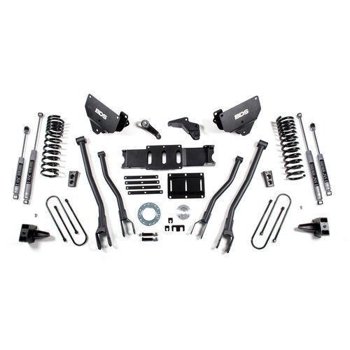 BDS Suspension 6 Inch Lift Kit w/ 4-Link - Ram 3500 (13-18) 4WD - Diesel BDSBDS1782FPE 