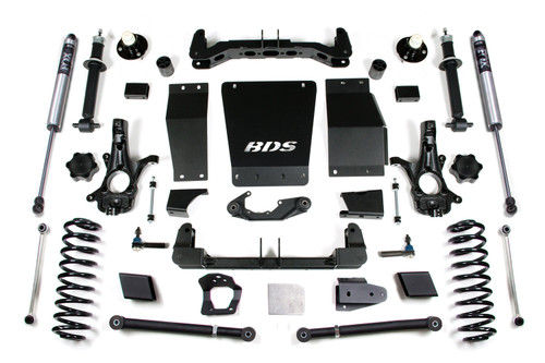 BDS Suspension 6 Inch Lift Kit | Chevy/GMC Suburban, Tahoe, Yukon/XL 1500 (15-19) 4WD | FOX 2.0 Performance Series / Cast Steel 