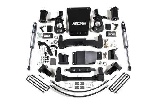 BDS Suspension 8 Inch Lift Kit | Chevy Silverado or GMC Sierra 1500 (14-18) 4WD | FOX 2.0 Performance Series / Cast Steel 