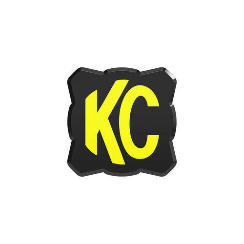KC HiLiTES KC Hilites FLEX ERA 1 - Light Cover - Black / Yellow KC Logo K135328 