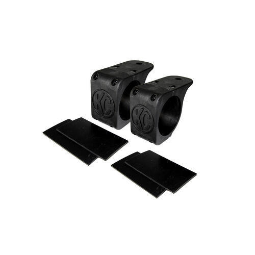 KC HiLiTES KC Hilites Bracket Set - Tube Clamp Light Mount - Rubber Adjustment Shims - 2.75 in -3.0 in K1373091 