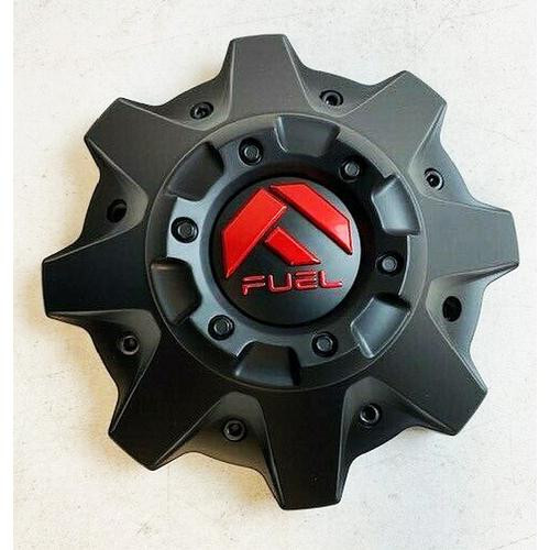 Fuel Off-Road FUEL 8LUG CAP MT-BLACK / RED LOGO 