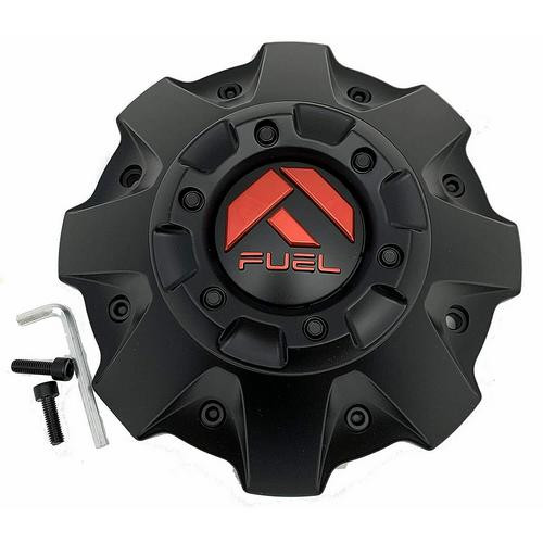 Fuel Off-Road FUEL BLACK 18 CODE CAP - SHORT RED LOGO 