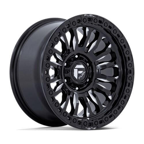 Fuel 1PC D857 17X9 6X5.5 G-BLK MILL 25MM 