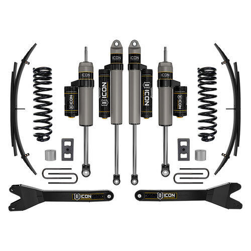 ICON 23 FORD F250/F350 GAS 2.5" STAGE 2 SUSPENSION SYS W/ RADIUS ARMS/EXPANSION PACK 