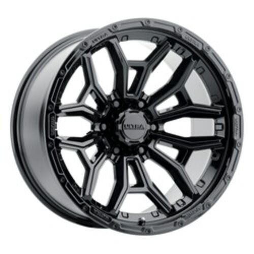  Ultra 126BK Warmonger 6 20X10 6X5.50  Black -25 106.1 