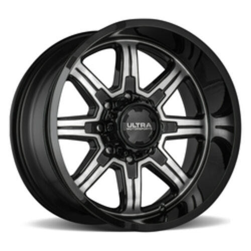  Ultra 229U Menace 15X8 5X5.00 5X5.50 Black -19 87 