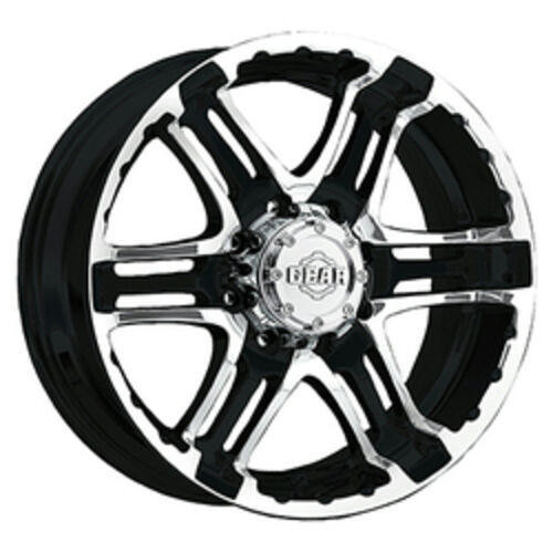  Gear Off Road 713MB Double Pump 16X8 8X6.50  Black +00 130.18 