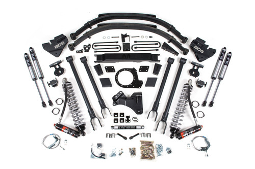 BDS Suspension 9 Inch Lift Kit w/ 4-Link | FOX 2.5 Performance Elite Coil-Over Conversion | Ford F250/F350 Super Duty (20-22) 4WD | Diesel 