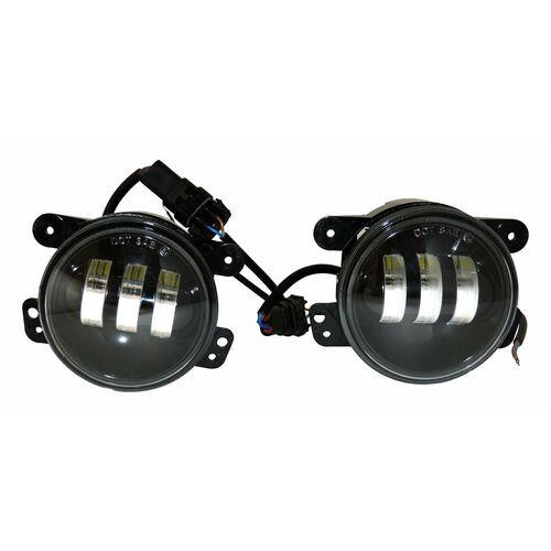 RT Offroad LED Fog Light Set for 10+ Jeep, Dodge, and Fiat Models 