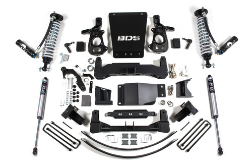 BDS Suspension 8 Inch Lift Kit | FOX 2.5 Coilover DSC | Chevy Silverado or GMC Sierra 1500 (14-18) 4WD | Cast Steel 