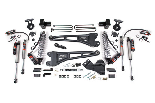 BDS Suspension 4 Inch Lift Kit w/ Radius Arm | FOX 2.5 Performance Elite Coil-Over Conversion | Ford F350 Super Duty DRW (20-22) 4WD | Diesel | FOX 2.5 Performance Elite 