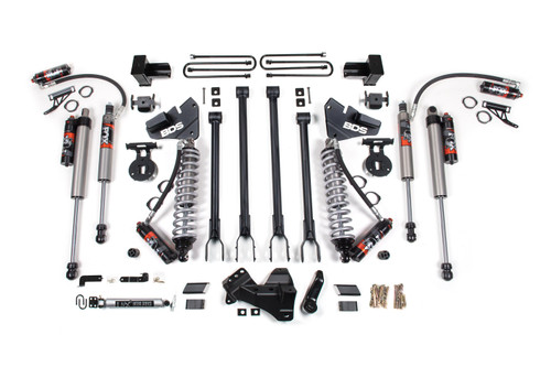 BDS Suspension 5 Inch Lift Kit w/ 4-Link | FOX 2.5 Performance Elite Coil-Over Conversion | Ford F250/F350 Super Duty (20-22) 4WD | Diesel | Block Kit / FOX 2.5 Performance Elite 