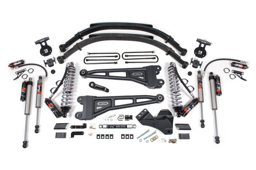 BDS Suspension 6 Inch Lift Kit w/ 4-Link | FOX 2.5 Performance Elite Coil-Over Conversion | Ford F250/F350 Super Duty (17-19) 4WD | Diesel | Leaf Springs / FOX 2.5 Performance Elite 