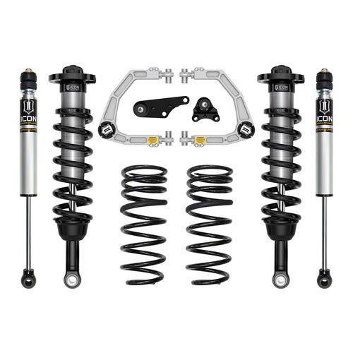 24 TACOMA 1.25-3" STAGE 2 SUSPENSION SYSTEM BILLET WITH TRIPLE RATE SPRING
