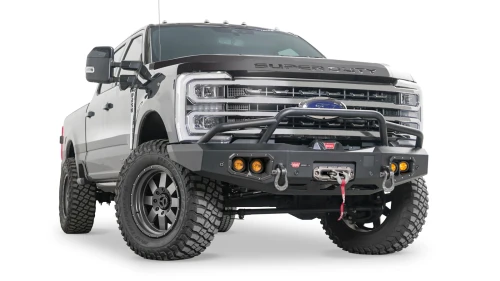 WARN ASCENT BUMPER WITH PRERUNNER GUARD FORD SUPER DUTY 110760