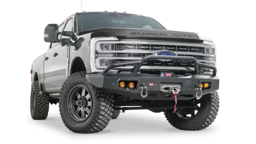  WARN ASCENT BUMPER WITH PRERUNNER GUARD FORD SUPER DUTY 110760 