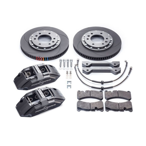 Powerbrake X-Line: 90-97 Toyota Land Cruiser 80 Series 17" Wheels Grey