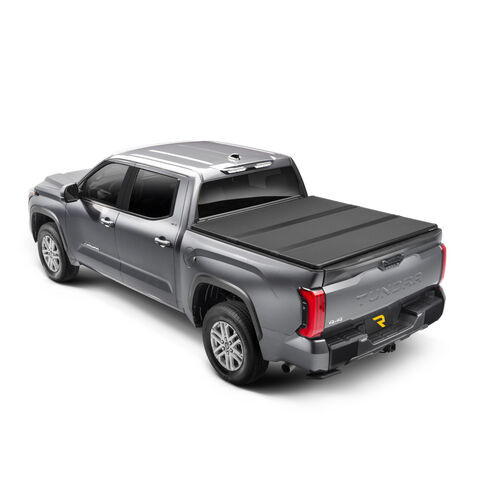 Solid Fold ALX Tonneau Cover - Black Textured Paint - 2024 Toyota Tacoma 5' Bed