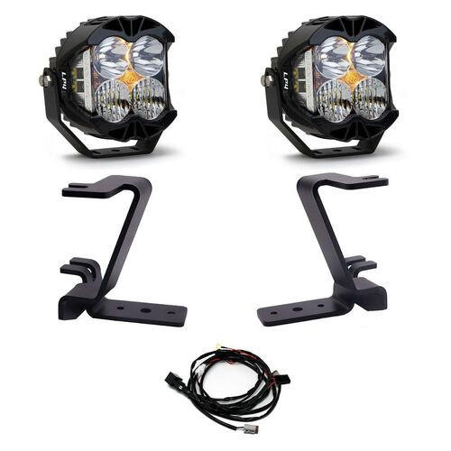 Baja Designs LP4 A-Pillar Kit 2023-On Ford F-250/350 Super Duty Driving/Combo Clear Toggle Wiring 