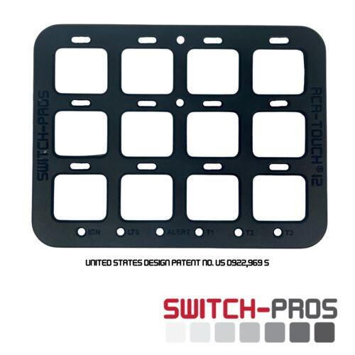  Switch-Pros Snap-on bezel for RCR-Force® 12 touch panel 
