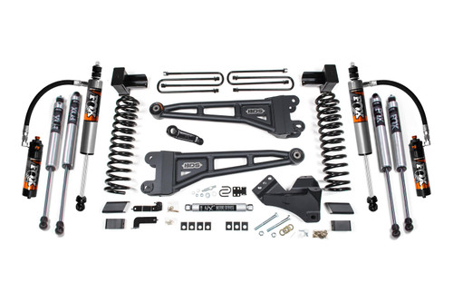 BDS Suspension 5 Inch Lift Kit w/ Radius Arm | Ford F250/F350 Super Duty (23-26) 4WD | Gas | 5 Inch Block Kit w/o Overload / FOX 2.5 Performance Elite 