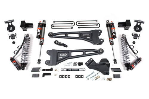 BDS Suspension 5 Inch Lift Kit w/ Radius Arm | FOX 2.5 Performance Elite Coilover | Ford F250/F350 Super Duty (23-26) 4WD | Diesel | Block Kit w/o Factory Overload / FOX 2.5 Performance Elite 