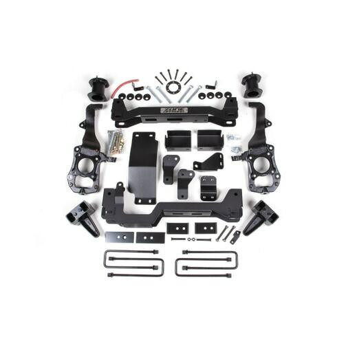 Zone Offroad 21-23 Ford F-150 Tremor 4WD 5 Inch Lift Kit 3 Inch Rear Block Spacer Front Fox 2.0 Adv Series Rear Zone Offroad 