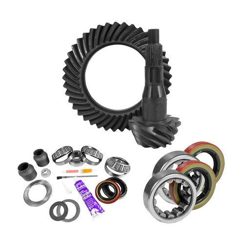 Yukon Gear and Axle 9.75" Ford 3.73 Rear Ring & Pinion, Install Kit, 2.53" OD Axle Bearings & Seal 