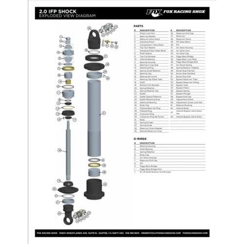 Fox Offroad Shocks FOX Offroad Shocks  006-02-003 