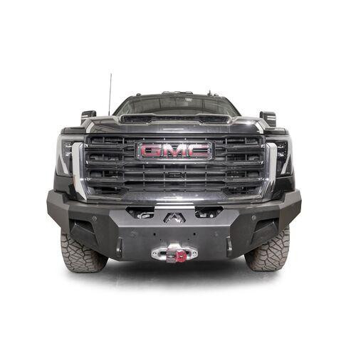 Fab Fours Premium Winch Front Bumper w/ No Guard Bare Steel w/ Sensor GM24-A6251-B 