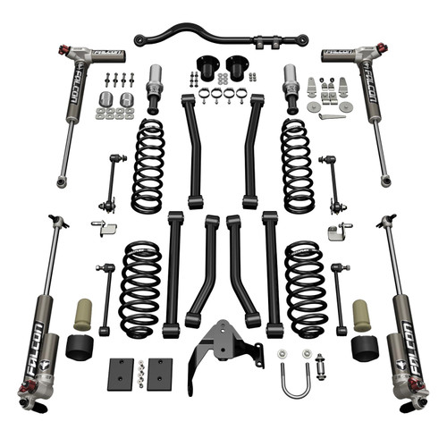 Jeep JKU 4 Door 3 Inch Sport ST3 Suspension System w/ Falcon 3.3 Shocks 07-18 Wrangler JKU TeraFlex