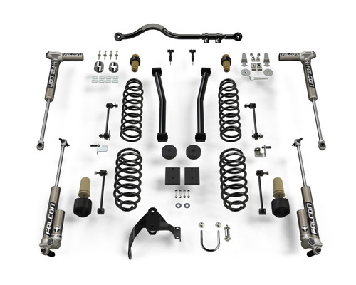 Jeep JKU 4 Door 2.5 Inch Sport ST2 Suspension System w/ Falcon 3.1 Shocks 07-18 Wrangler JKU TeraFlex