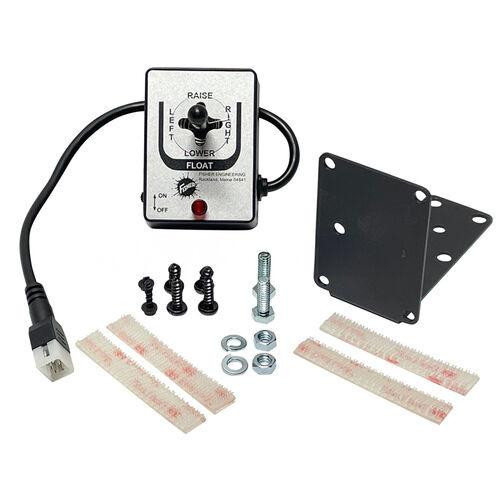 ケネディフィッシャー 8' #4/5 Fisher Straight Blade Joystick Control 6 Pin White Plug - OK4WD