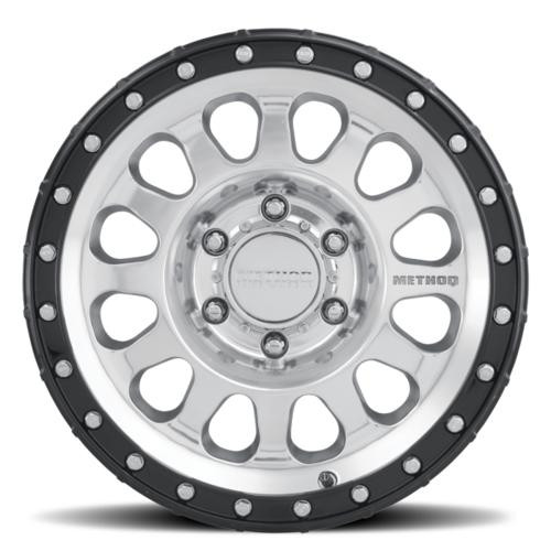 Method Wheels Method MR315 18x9 +18mm Offset 8x170 130.81mm CB Polished Wheel - Gloss Black Lip 