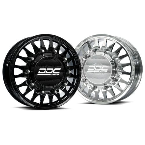 DDC Wheels Dually Wheels The Spoke Forged 20x8.25 10x225 Polished 05-10 Ford 15-25 F-450/F-550 Dodge Ram 08-25 4500/5500 DDC Wheels 